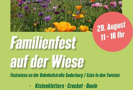 Familienfest auf der Wiese